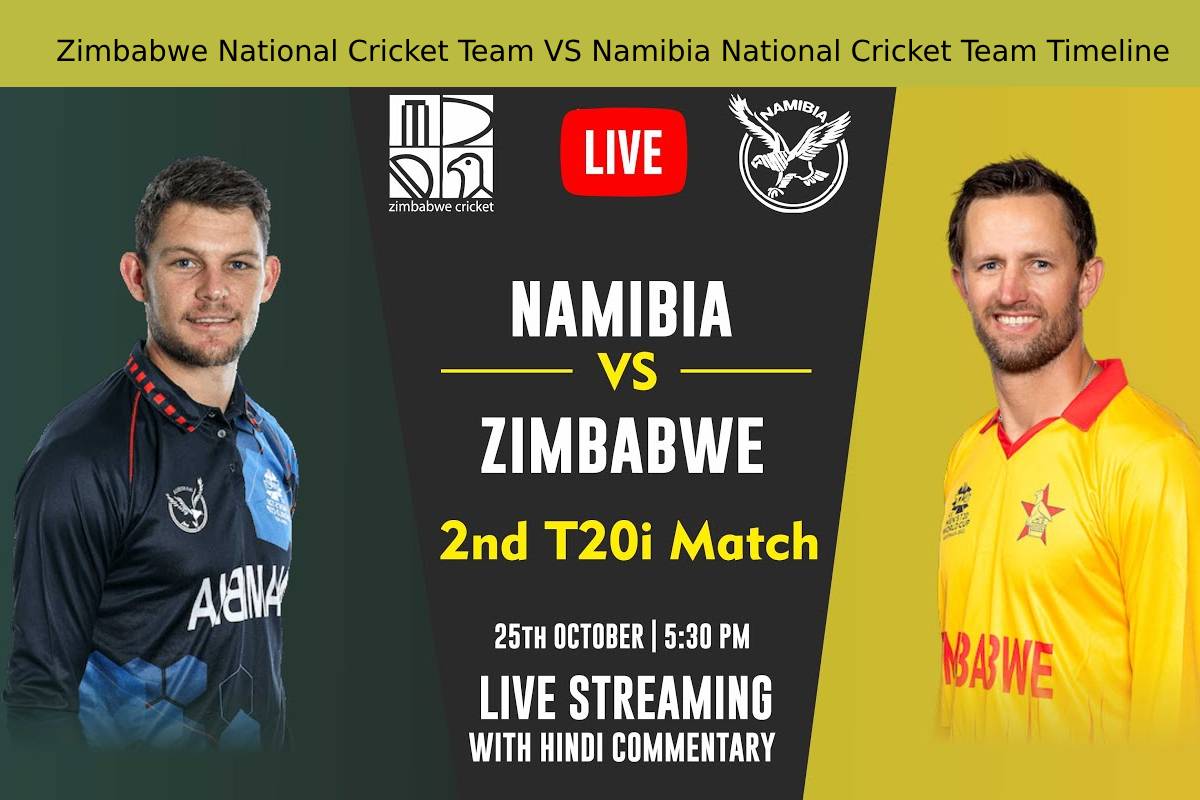 Zimbabwe National Cricket Team VS Namibia National Cricket Team Timeline
