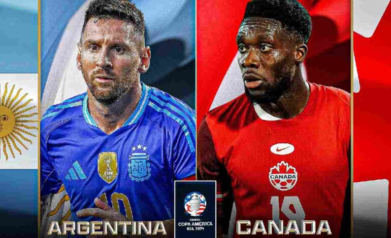 Argentina National Football Team VS Canada Men’s National Soccer Team Stats