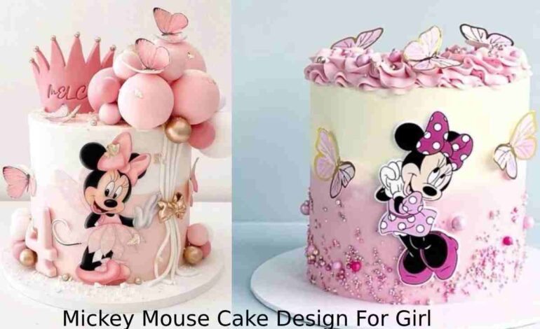 Mickey Mouse Cake Design For Girl