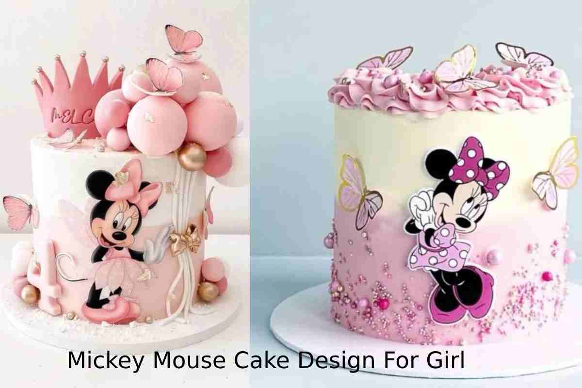 Mickey Mouse Cake Design For Girl